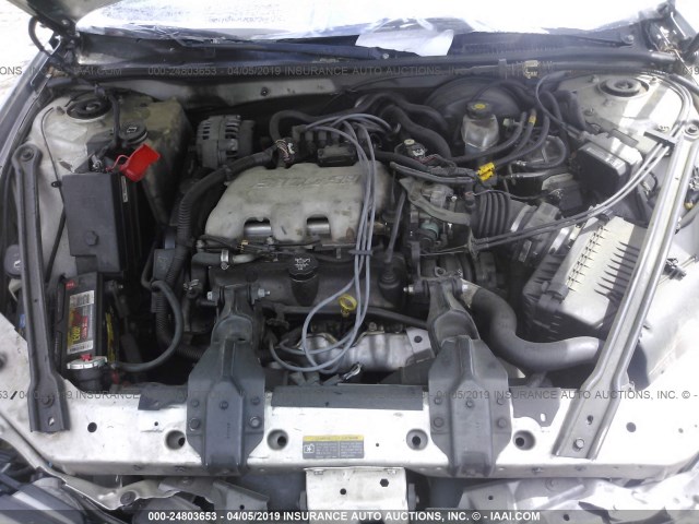 1G2WK52J52F231942 - 2002 PONTIAC GRAND PRIX SE 银色 照片 10