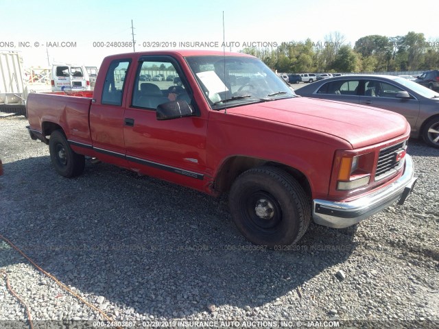 2GTFC29K8S1509696 - 1995 GMC SIERRA C2500 RED photo 1