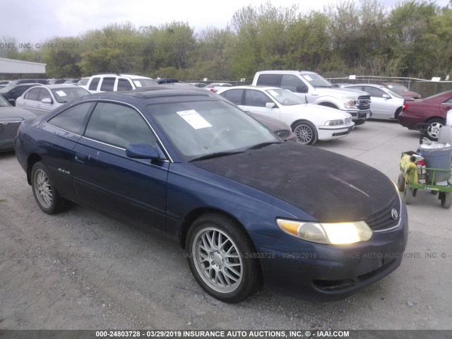 2T1CF22P32C578085 - 2002 TOYOTA CAMRY SOLARA SE/SLE BLUE photo 1