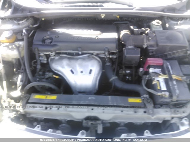 JTKDE167880253469 - 2008 TOYOTA SCION TC SILVER photo 10