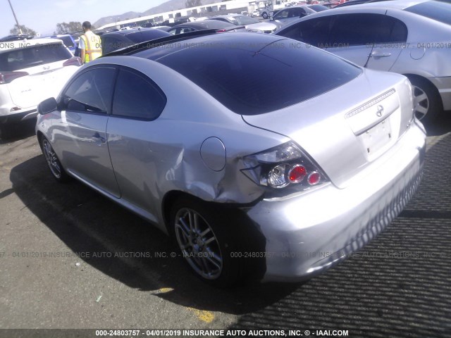 JTKDE167880253469 - 2008 TOYOTA SCION TC SILVER photo 3