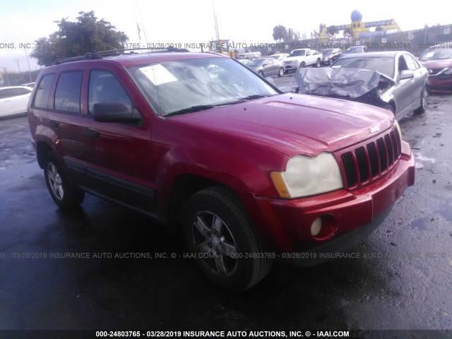 1J4HS48N45C561662 - 2005 JEEP GRAND CHEROKEE LAREDO/COLUMBIA/FREEDOM 红色 照片 1