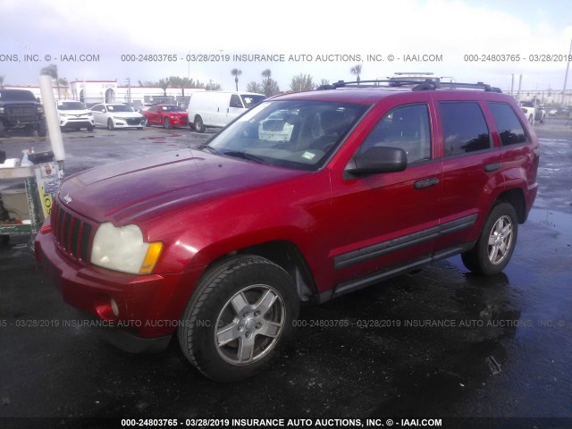 1J4HS48N45C561662 - 2005 JEEP GRAND CHEROKEE LAREDO/COLUMBIA/FREEDOM 红色 照片 2