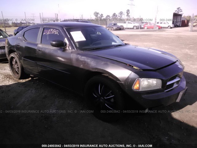 2B3KK43G37H875714 - 2007 DODGE CHARGER SE/SXT BLACK photo 1