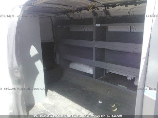 1GCSGAFX3E1162088 - 2014 CHEVROLET EXPRESS G1500  WHITE photo 8