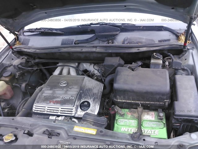 JT6GF10U0Y0060191 - 2000 LEXUS RX 300 GRAY photo 10