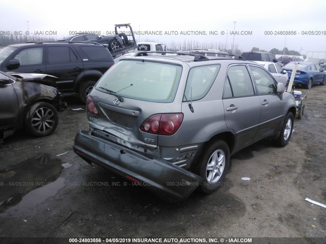 JT6GF10U0Y0060191 - 2000 LEXUS RX 300 GRAY photo 4