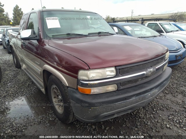 2GCEC19T611154721 - 2001 CHEVROLET SILVERADO C1500 BURGUNDY photo 1