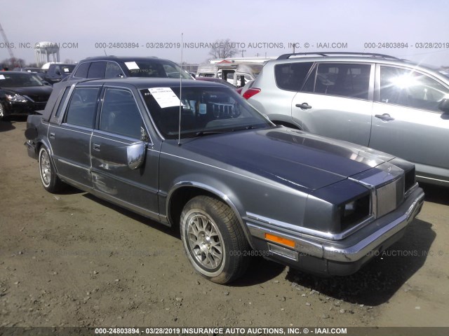 1C3XY66RXLD716664 - 1990 CHRYSLER NEW YORKER FIFTH AVENUE GRAY photo 1