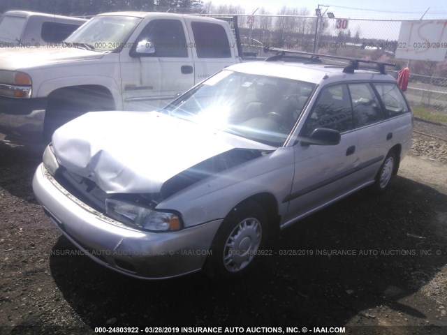 4S3BK6357S7348370 - 1995 SUBARU LEGACY L/OUTBACK SILVER photo 2