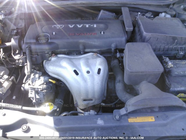 4T1BE46K57U714103 - 2007 TOYOTA CAMRY NEW GENERAT CE/LE/XLE/SE GRAY photo 10