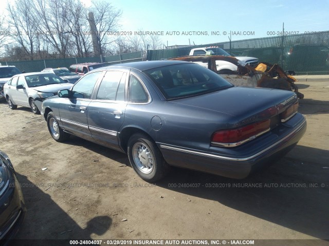 2FALP74W5TX194553 - 1996 FORD CROWN VICTORIA LX BLUE photo 3