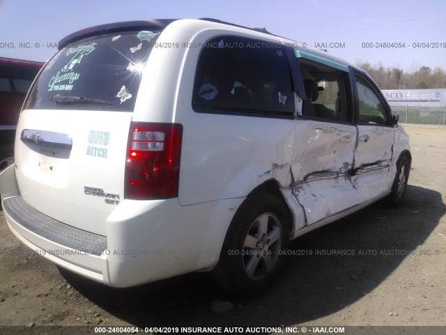 2D4RN5D13AR434318 - 2010 DODGE GRAND CARAVAN SXT WHITE photo 4