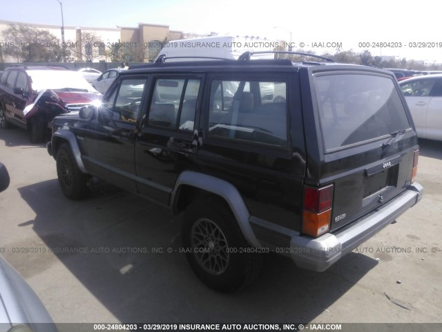 1J4FT78S2TL144159 - 1996 JEEP CHEROKEE COUNTRY BLACK photo 3