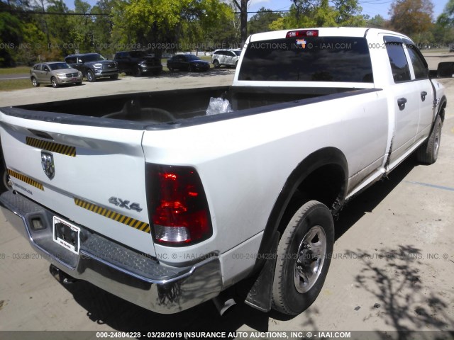 3C6UR5HL2DG572098 - 2013 RAM 2500 ST WHITE photo 4