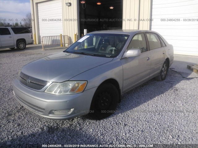 4T1BF28B12U208050 - 2002 TOYOTA AVALON XL/XLS SILVER photo 2