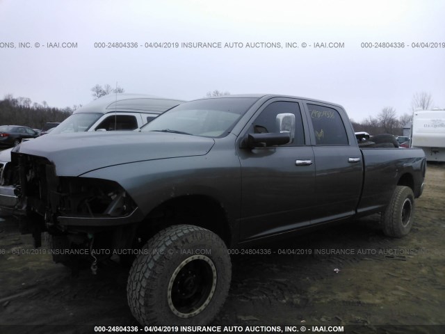 3D7TT2CT4BG536783 - 2011 DODGE RAM 2500 GRAY photo 2