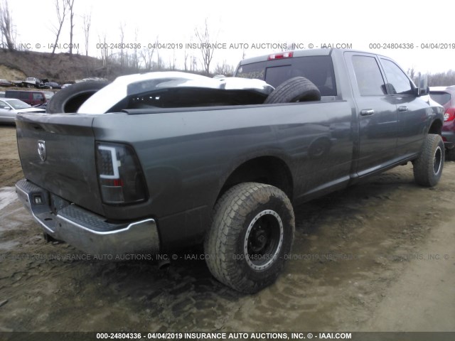 3D7TT2CT4BG536783 - 2011 DODGE RAM 2500 GRAY photo 4