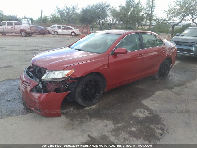 JTNBK46K973008640 - 2007 TOYOTA CAMRY NEW GENERAT LE/XLE/SE RED photo 2