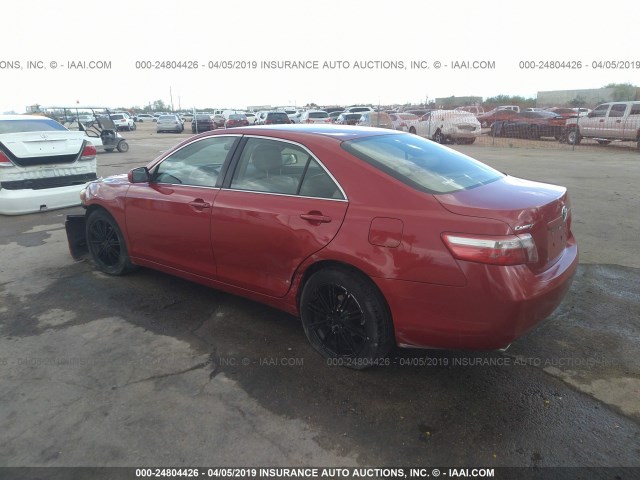 JTNBK46K973008640 - 2007 TOYOTA CAMRY NEW GENERAT LE/XLE/SE RED photo 3