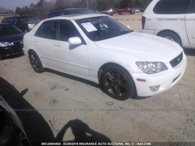 JTHBD192230075146 - 2003 LEXUS IS 300 WHITE photo 1