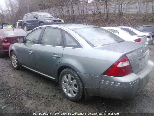 1FAHP24107G133913 - 2007 FORD FIVE HUNDRED SEL GREEN photo 3