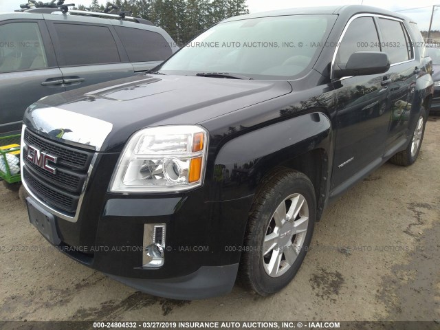 2CTFLREC5B6308286 - 2011 GMC TERRAIN SLE BLACK photo 2