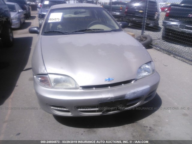 1G1JF52T8Y7234633 - 2000 CHEVROLET CAVALIER LS GOLD photo 6