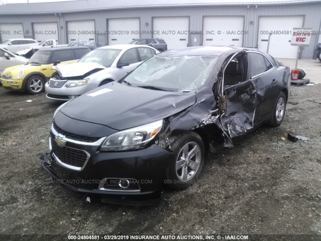 1G11B5SL7FF110657 - 2015 CHEVROLET MALIBU LS BLACK photo 2