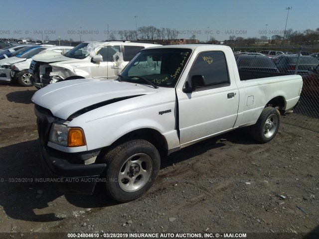 1FTYR10U75PB04954 - 2005 FORD RANGER WHITE photo 2