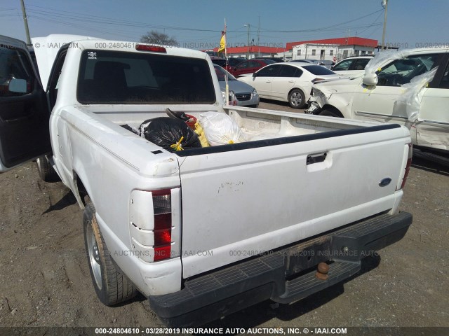 1FTYR10U75PB04954 - 2005 FORD RANGER WHITE photo 8