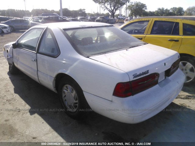 1FALP62W7TH154701 - 1996 FORD THUNDERBIRD LX WHITE photo 3