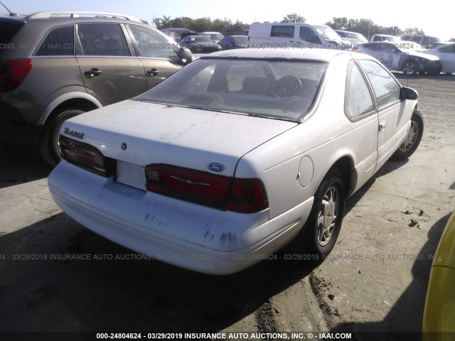 1FALP62W7TH154701 - 1996 FORD THUNDERBIRD LX WHITE photo 4