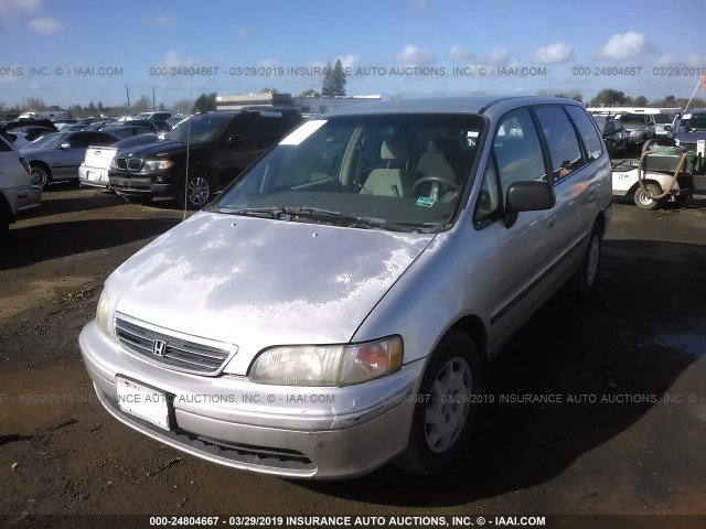 JHMRA386XWC001001 - 1998 HONDA ODYSSEY LX/EX GRAY photo 2