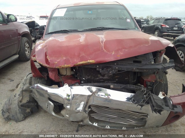 1N6BA07A66N557444 - 2006 NISSAN TITAN XE/SE/LE MAROON photo 6