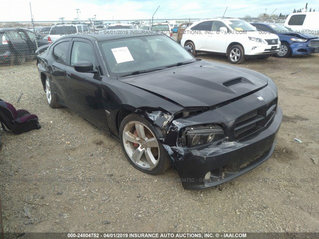 2B3LA73W78H154846 - 2008 DODGE CHARGER SRT-8 BLACK photo 1