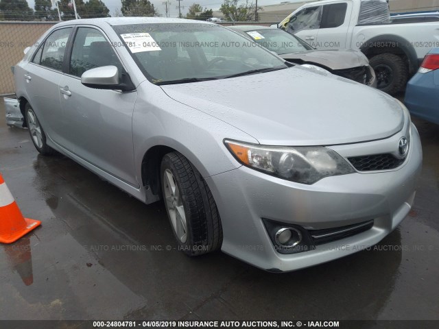 4T1BF1FK6CU196721 - 2012 TOYOTA CAMRY SE/LE/XLE SILVER photo 1