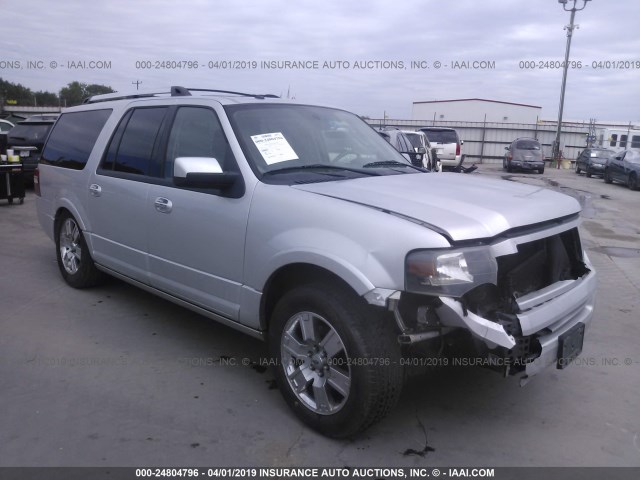 1FMJK1K5XAEA76015 - 2010 FORD EXPEDITION EL LIMITED SILVER photo 1