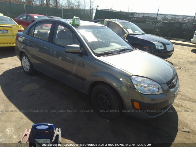 KNADE123476199400 - 2007 KIA RIO LX/SX BLUE photo 1