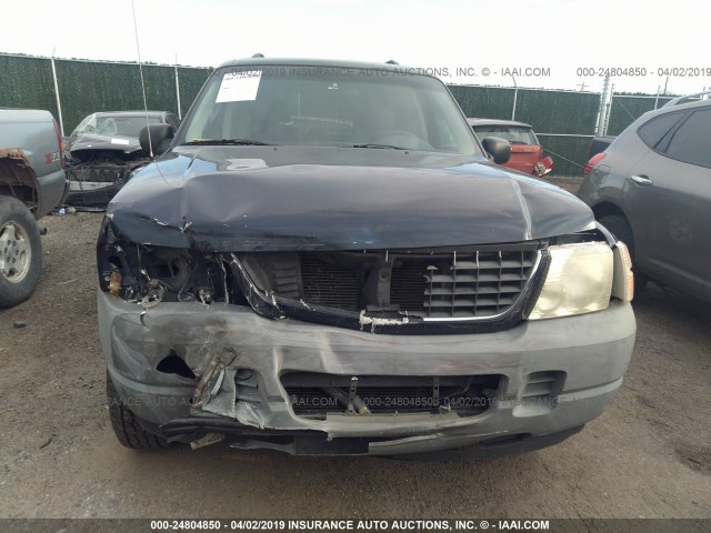 1FMZU62E02ZC34530 - 2002 FORD EXPLORER XLS Dark Blue photo 6