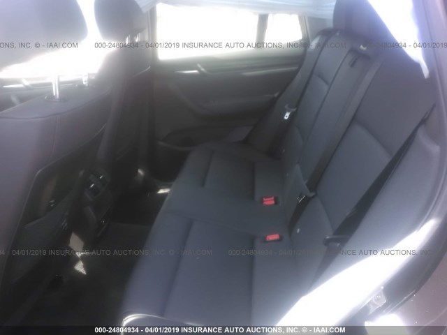 5UXWZ7C38H0V89338 - 2017 BMW X3 SDRIVE28I BLACK photo 8