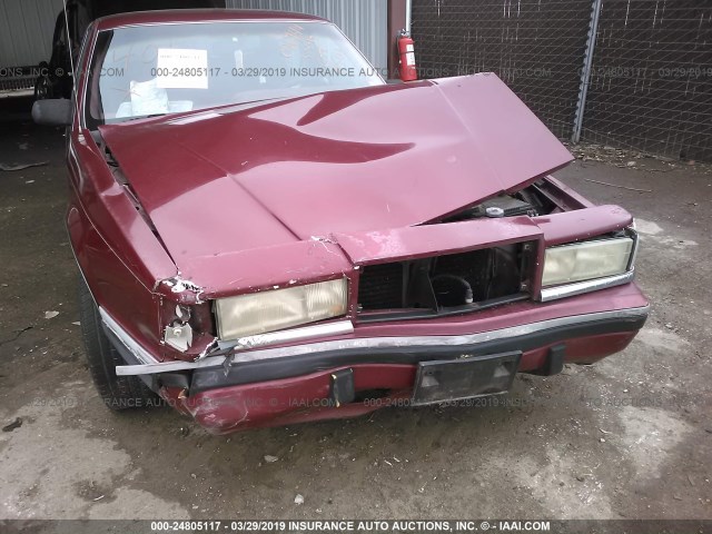 1B3XC56R2PD156862 - 1993 DODGE DYNASTY LE MAROON photo 6