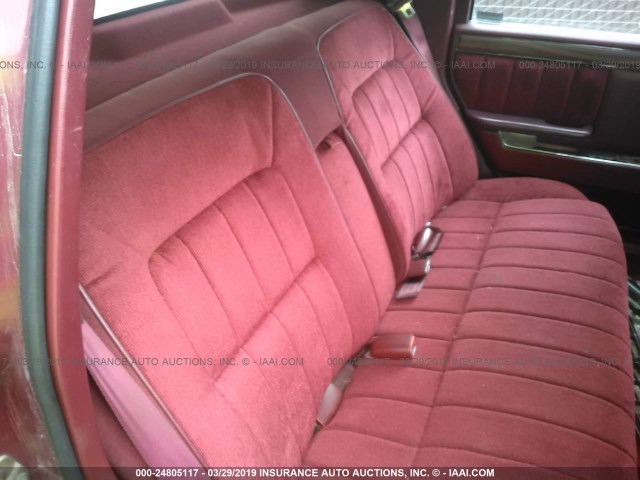 1B3XC56R2PD156862 - 1993 DODGE DYNASTY LE MAROON photo 8