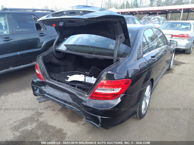 WDDGF4HB4CA643269 - 2012 MERCEDES-BENZ C 250 BLACK photo 6