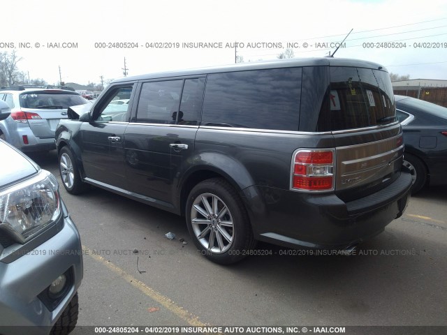 2FMGK5D80KBA14547 - 2019 FORD FLEX LIMITED BLACK photo 3