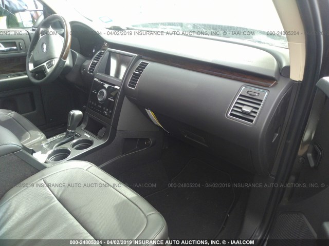 2FMGK5D80KBA14547 - 2019 FORD FLEX LIMITED BLACK photo 5