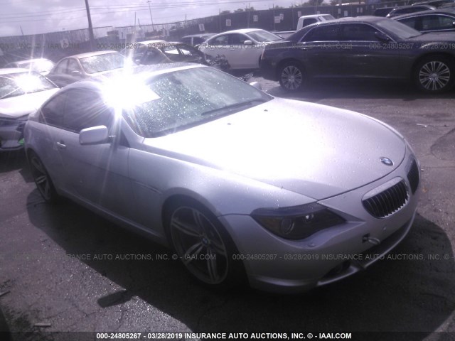 WBAEH13476CR51206 - 2006 BMW 650 I SILVER photo 1