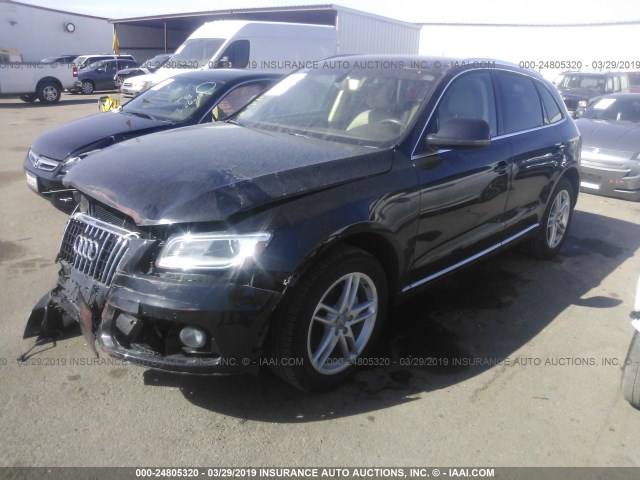 WA1LFAFPXDA017324 - 2013 AUDI Q5 PREMIUM PLUS BLACK photo 2