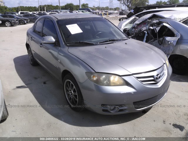 JM1BK123X41211917 - 2004 MAZDA 3 S GRAY photo 1