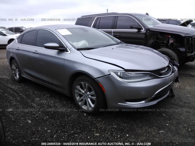 1C3CCCAB0GN117438 - 2016 CHRYSLER 200 LIMITED SILVER photo 1